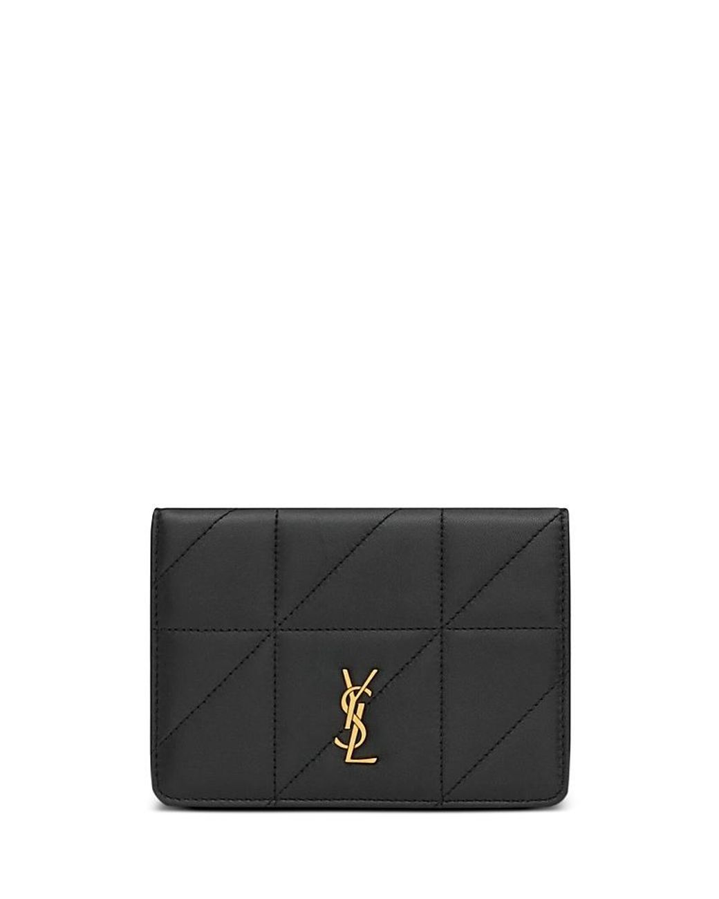 Saint Laurent Black Jamie Passport Case