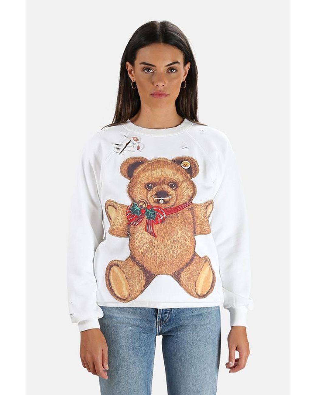 teddy crewneck
