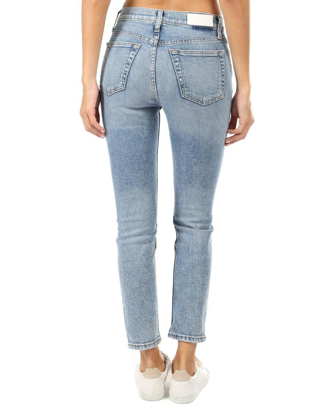 RE/DONE High Rise Ankle Crop Mid 90s in 