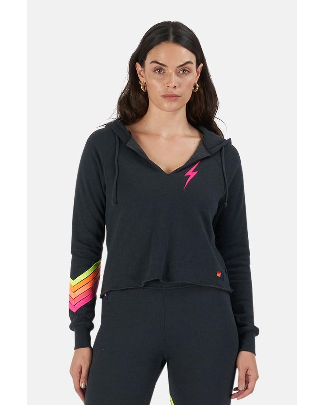 aviator nation grey hoodie