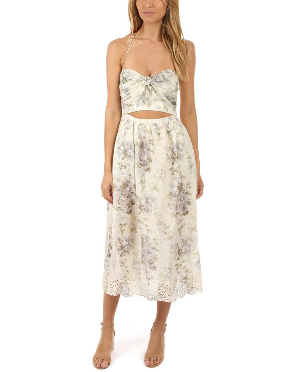 Zimmermann Linen Iris Picnic Dress in 