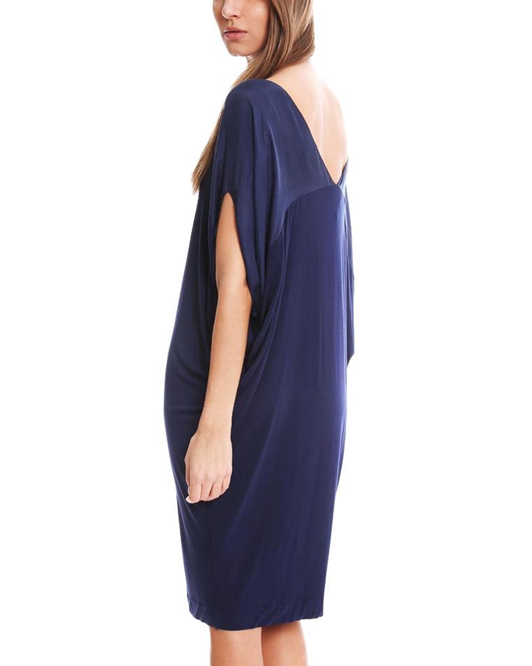 By Malene Birger Synthetic Malene Birger Amalinda V-neck Dress in Indigo  (Blue) - Lyst