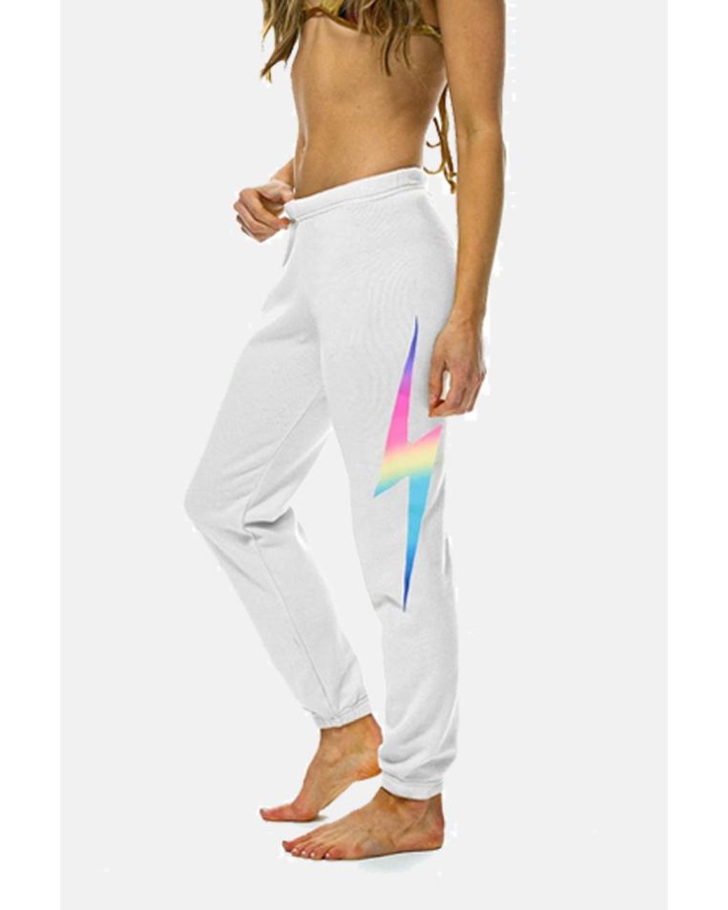 aviator nation lightning bolt sweatpants