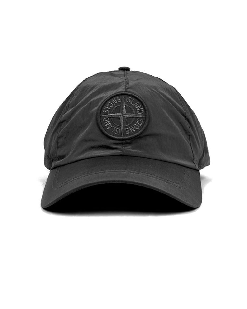 stone island nylon metal cap black