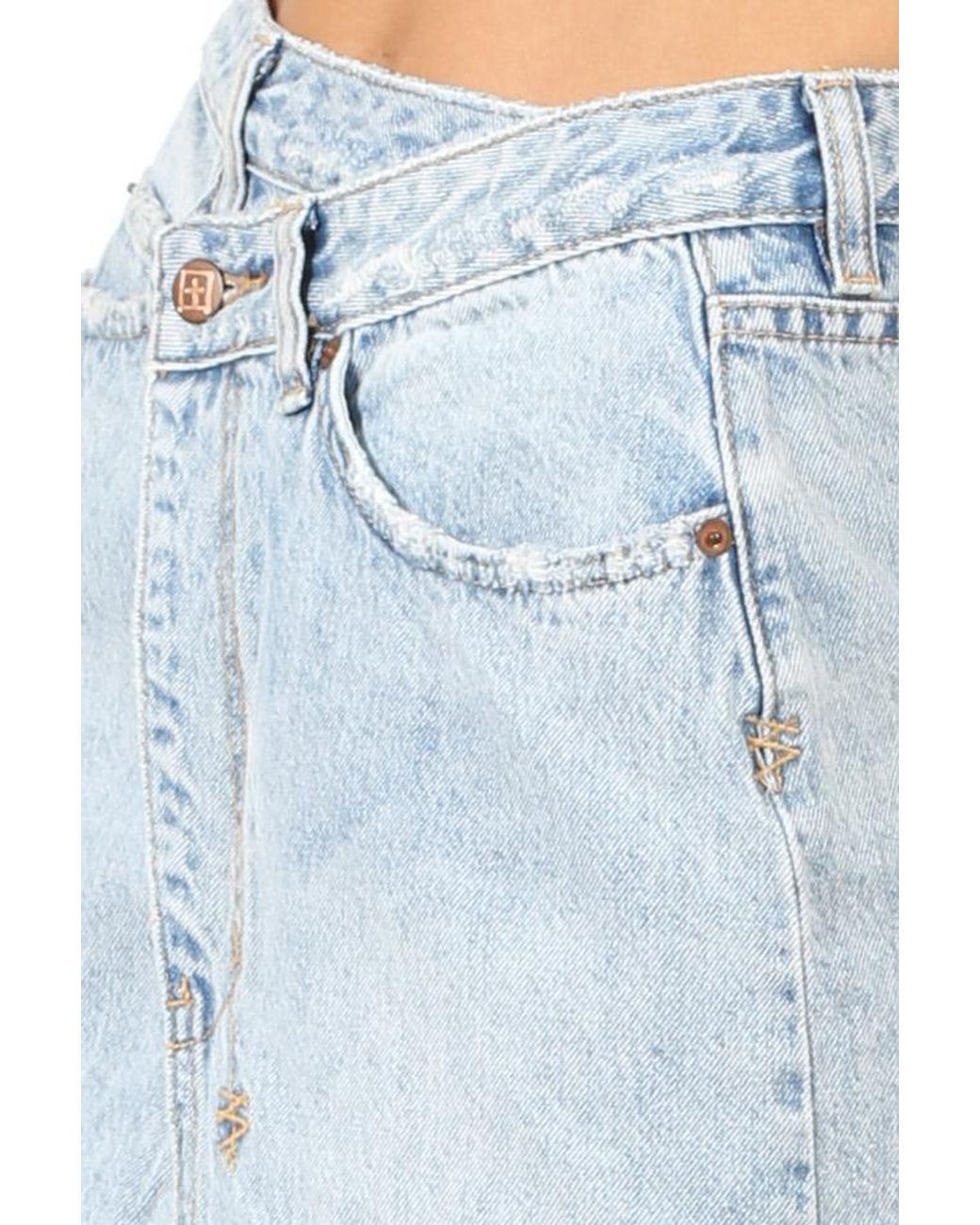 ksubi rap midi skirt