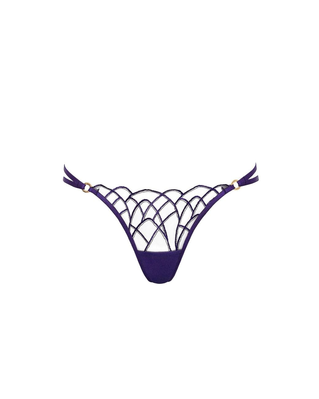 Bluebella Blue Beatrix Thong Acai/Sheer