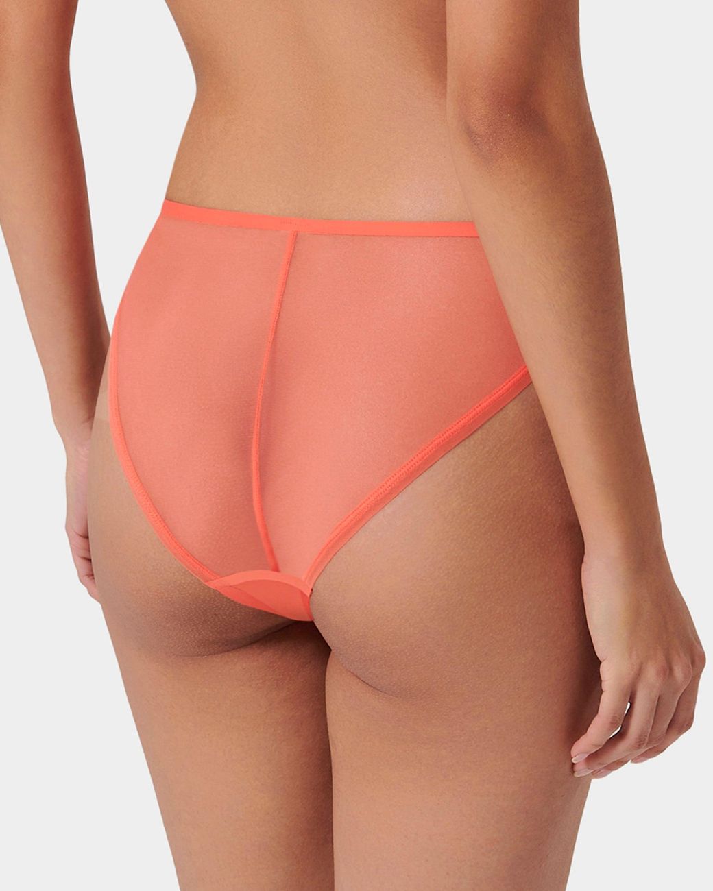 Bluebella Pink Naomi Mesh Brief Coral