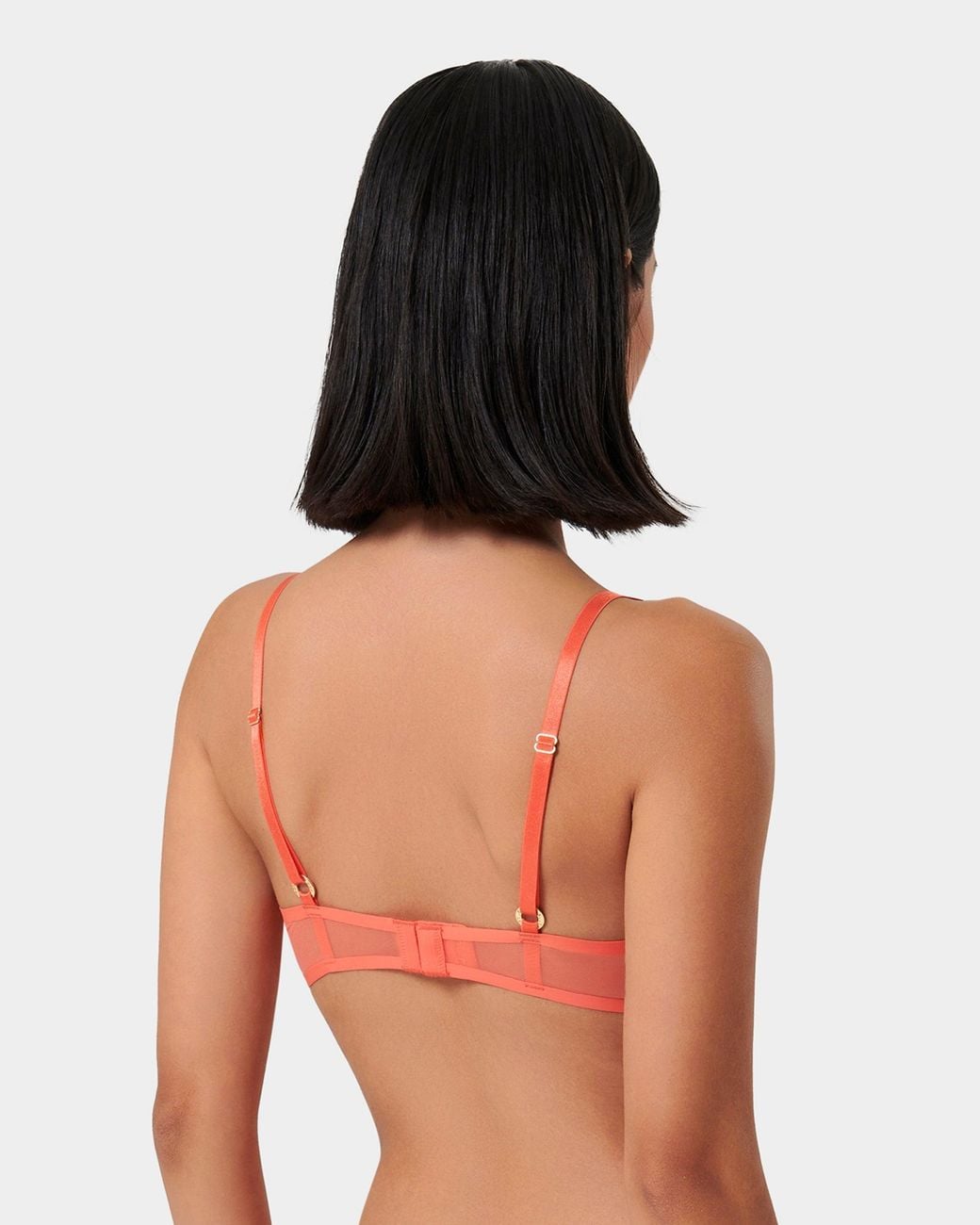 Bluebella Pink Naomi Mesh Bralette Coral