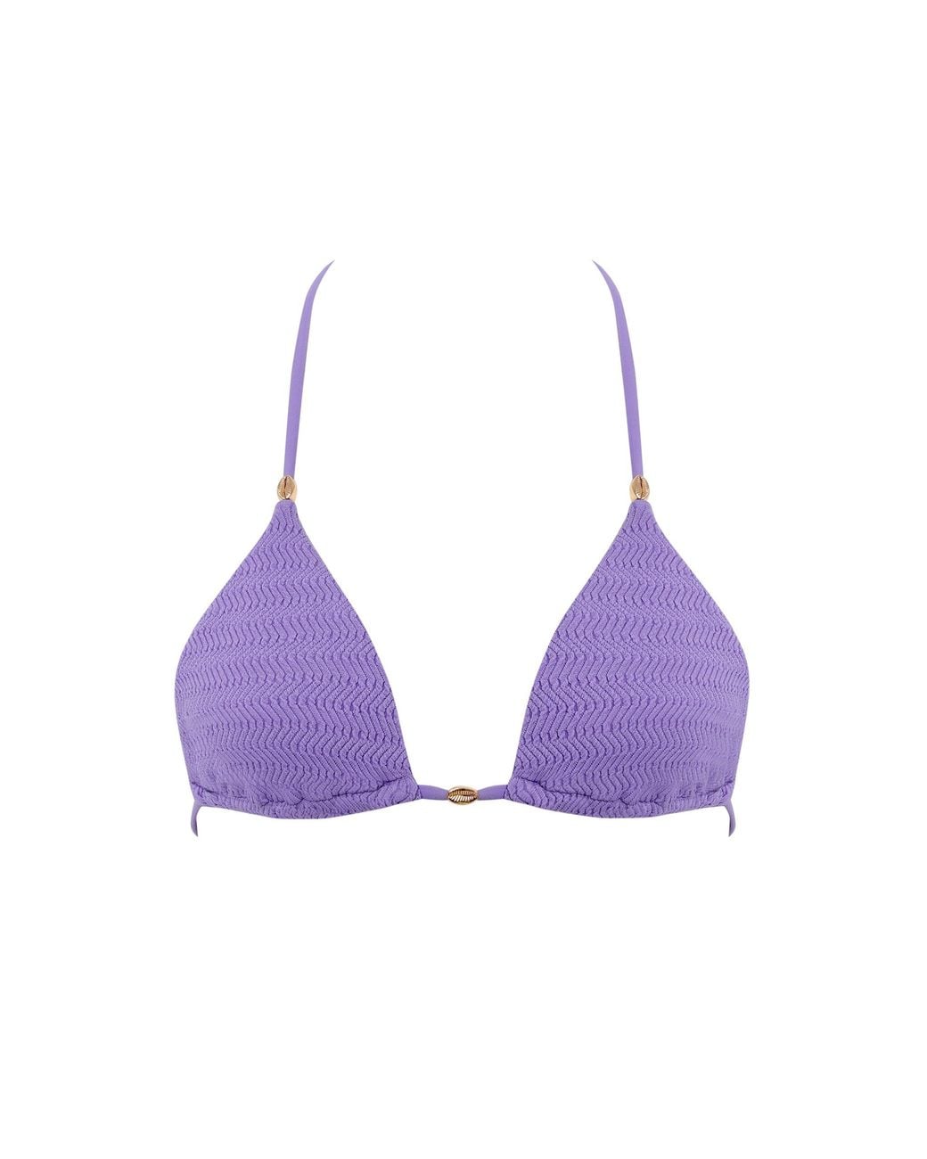 Bluebella Purple Shala Triangle Bikini Top Lilac