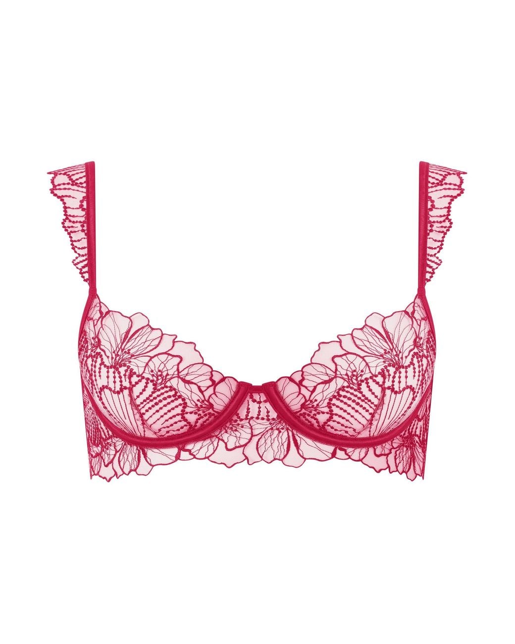 Bluebella Pink Amarosa Floral Embroidered Bra