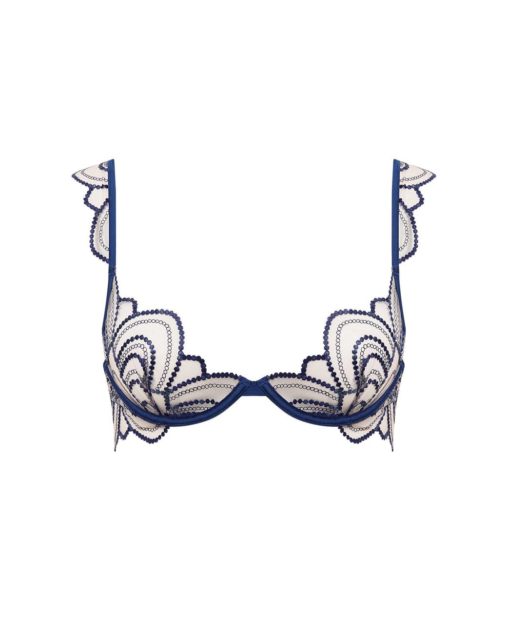 Bluebella Multicolor Soraya Embroidered Sheer Bra
