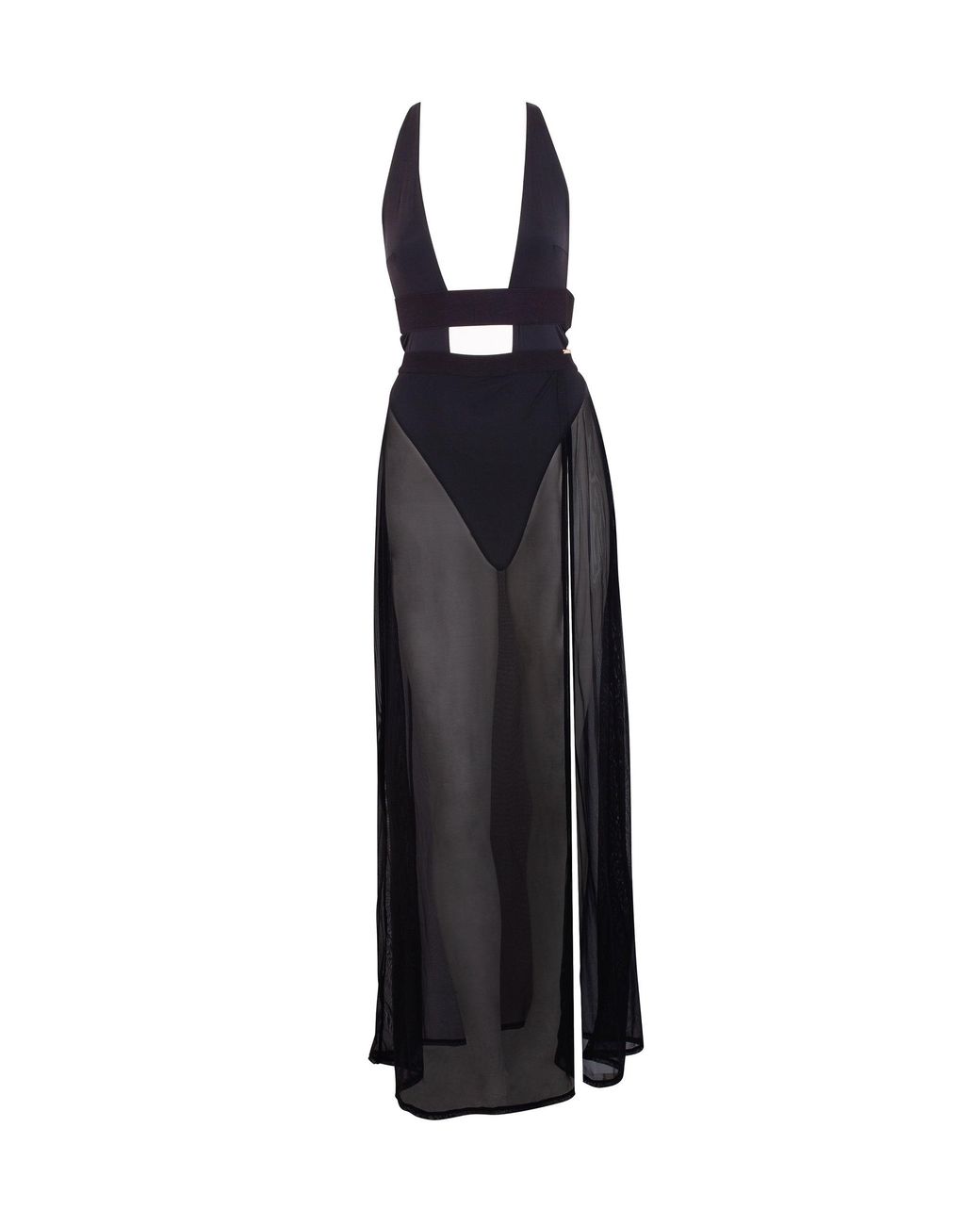 Bluebella Black Topaz Long Chemise