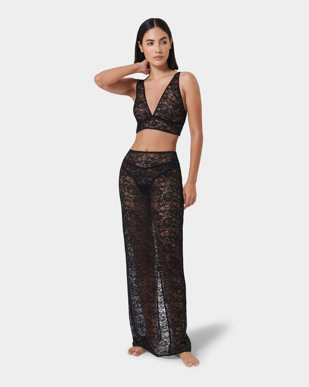 Bluebella Black Fallon Lace Bralette