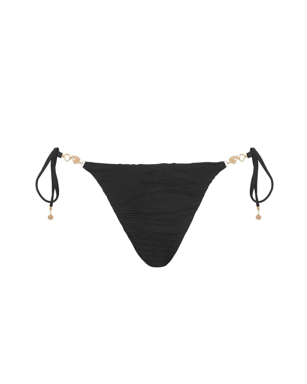 Bluebella Black Orta Tie-Side Bikini Brief