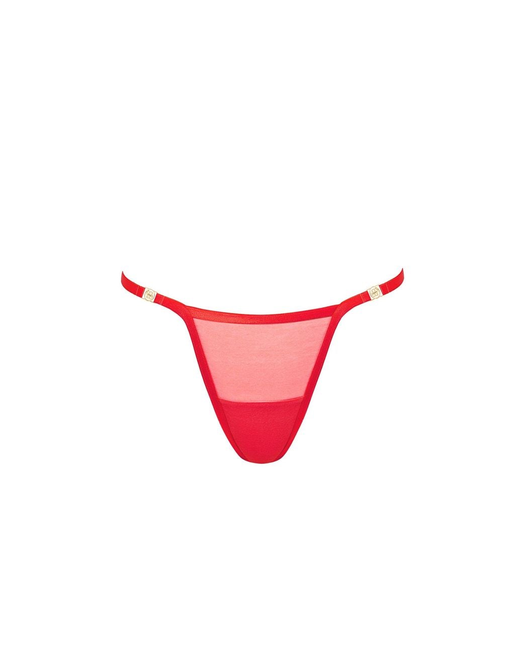 Bluebella Red Tali Sheer Thong