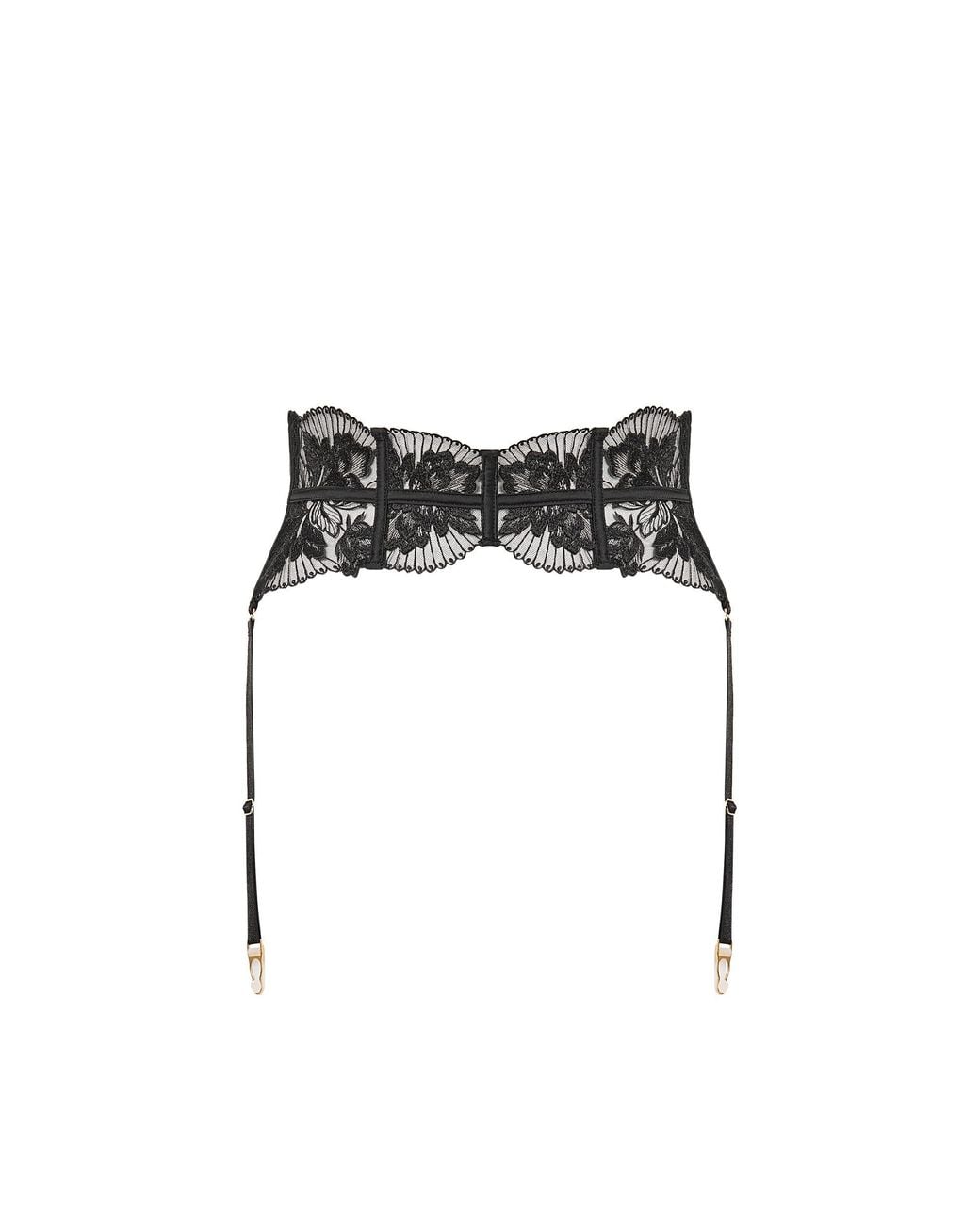 Bluebella Black Gabriella Detachable Waspie Suspender