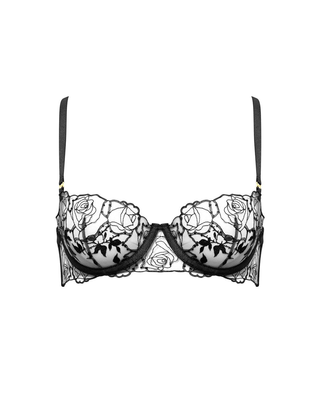 Bluebella White Rosalie Embroidered Balcony Bra