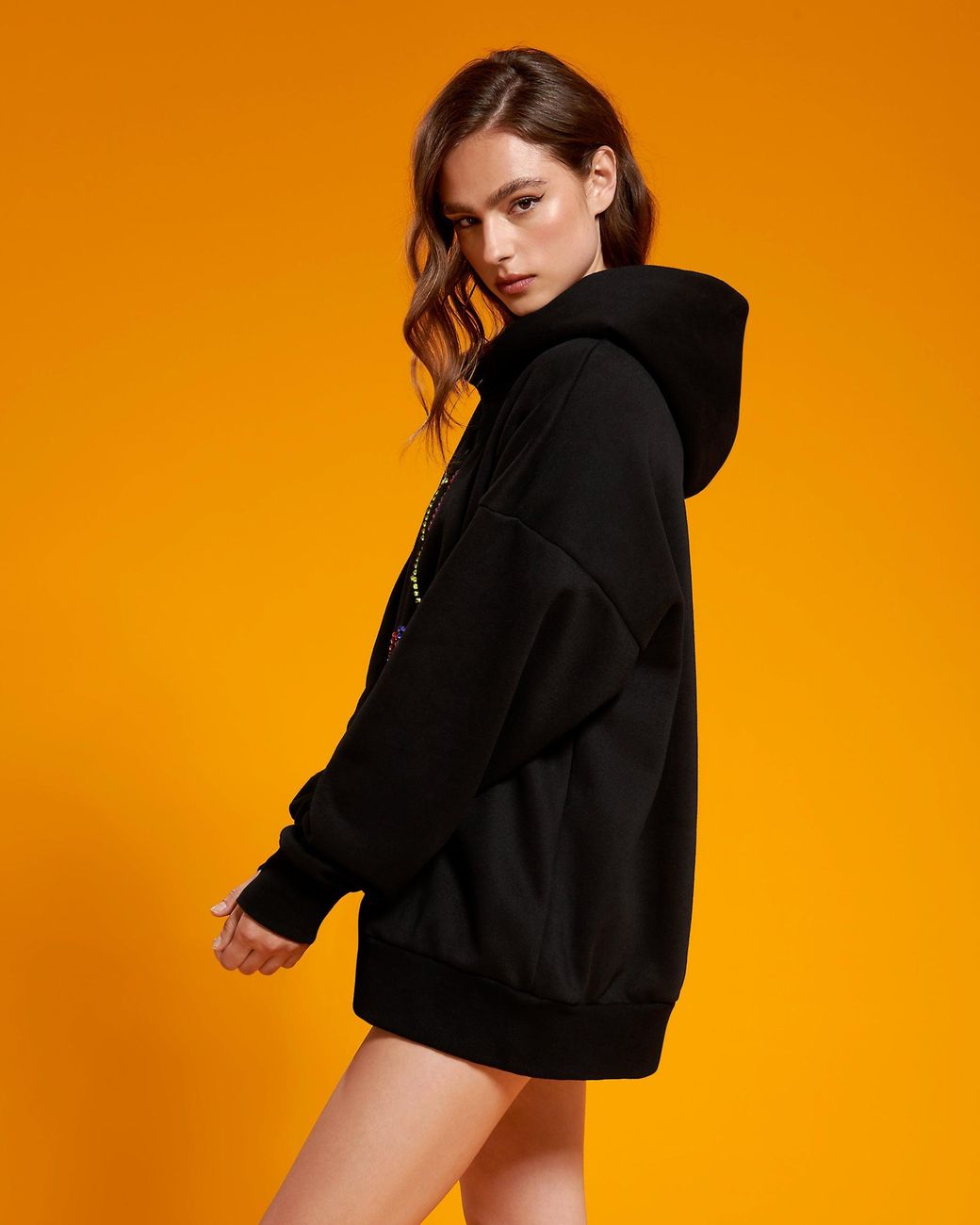 Bluebella Black Bb X Ashish This Is A Protest Hoodie