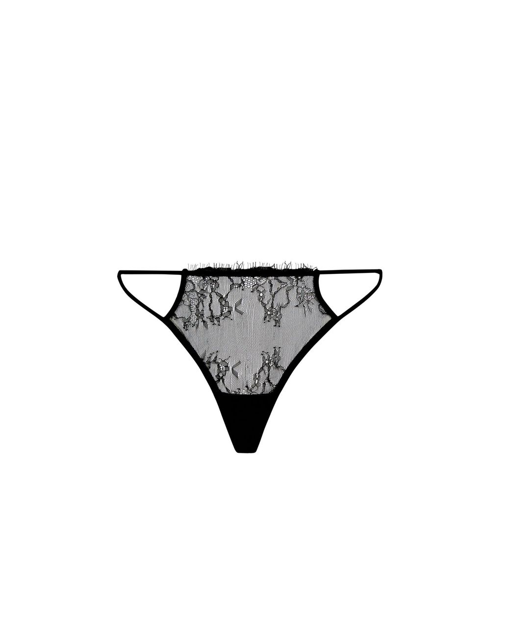 Bluebella Black Lyra Thong