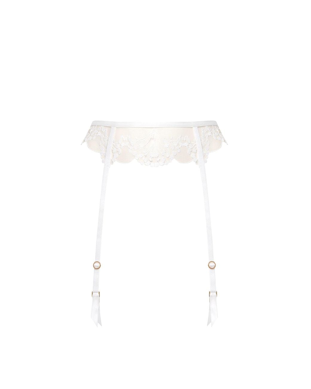 Bluebella White Bluebella Marisa Garter Belt
