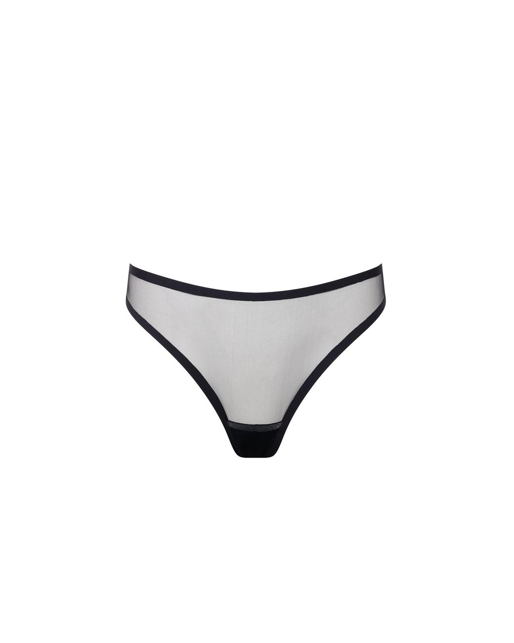 Bluebella White Bluebella Naomi High-Waisted Mesh Thong