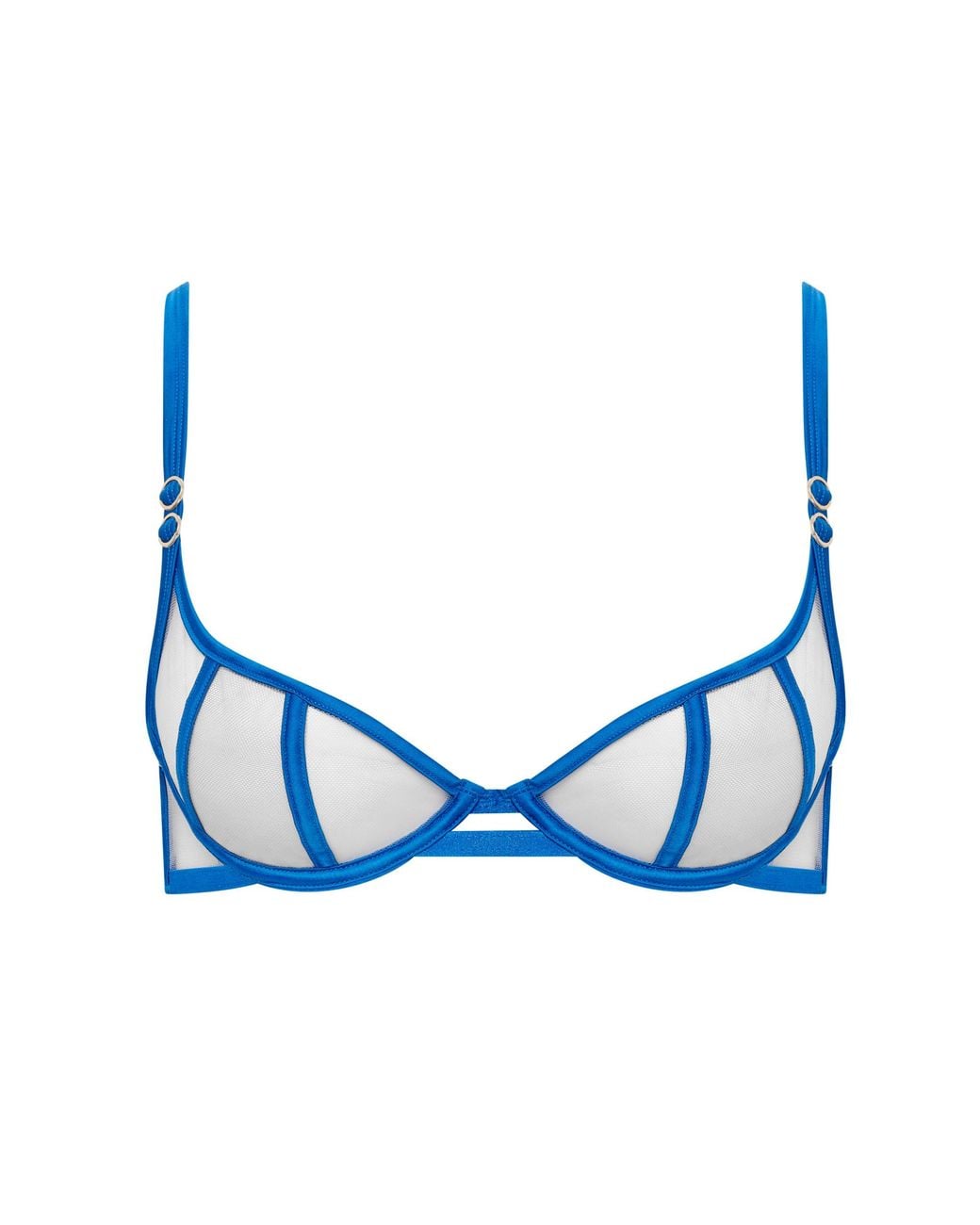 Bluebella Blue Etta Sheer Strappy Bra