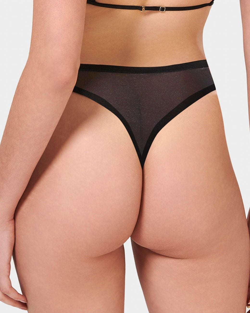 Bluebella Black Alya Eco High-Waist Thong