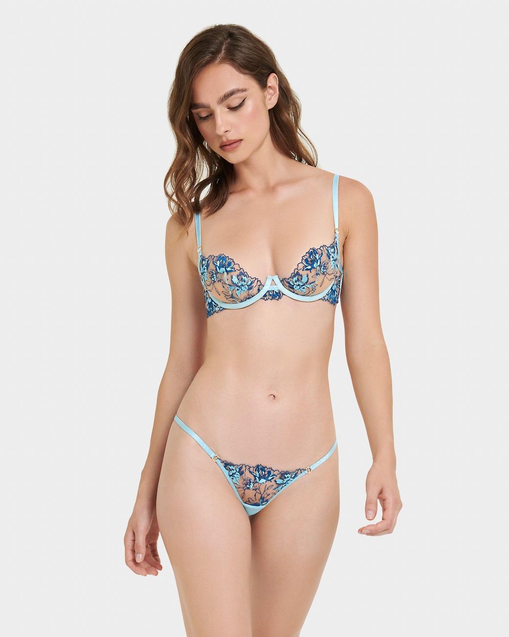Bluebella Blue Calista Brief Topaz/Sheer