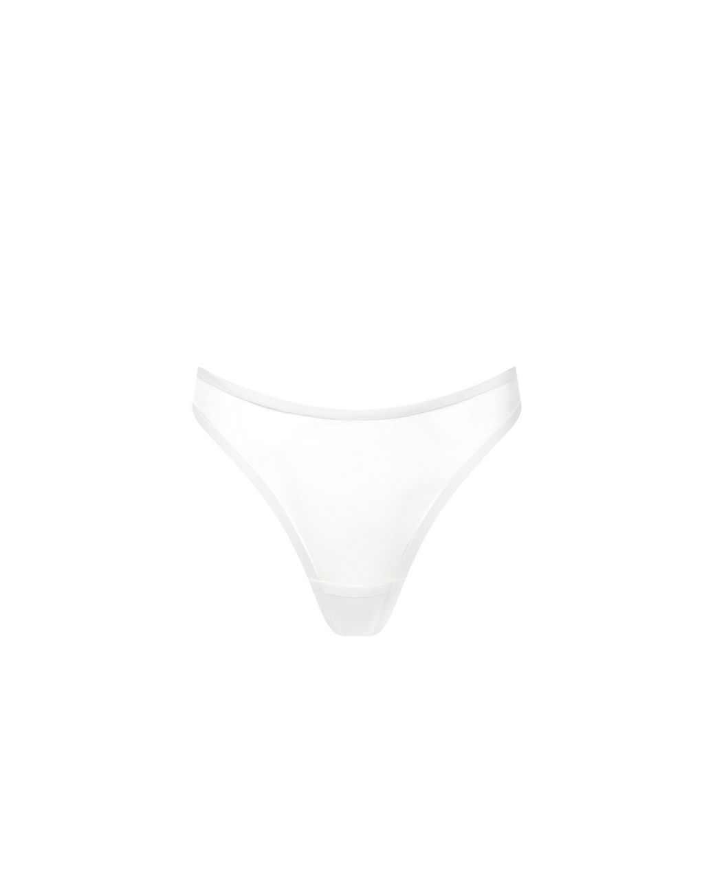 Bluebella White Naomi High-Waisted Mesh Thong