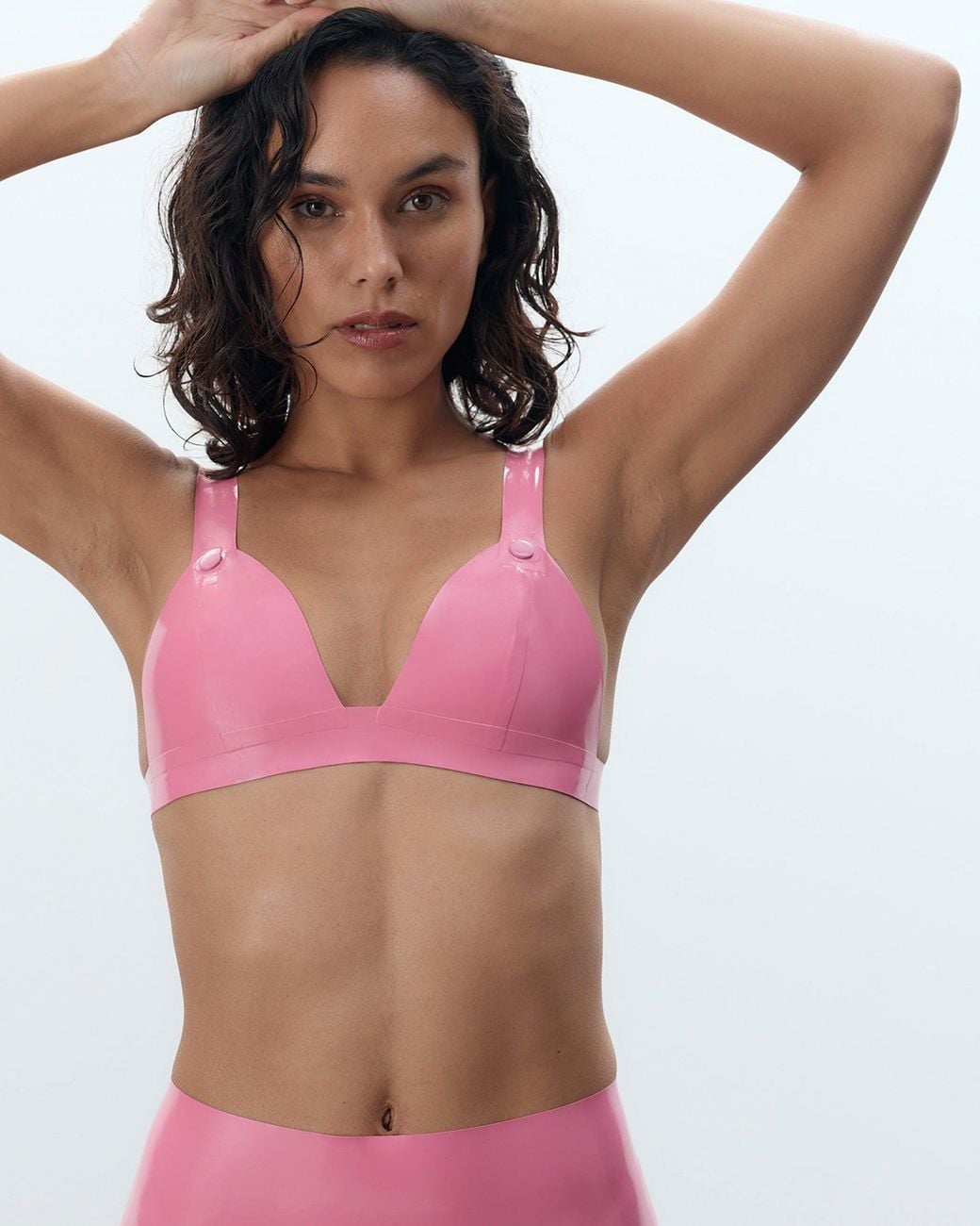 Bluebella Pink Latex Bra