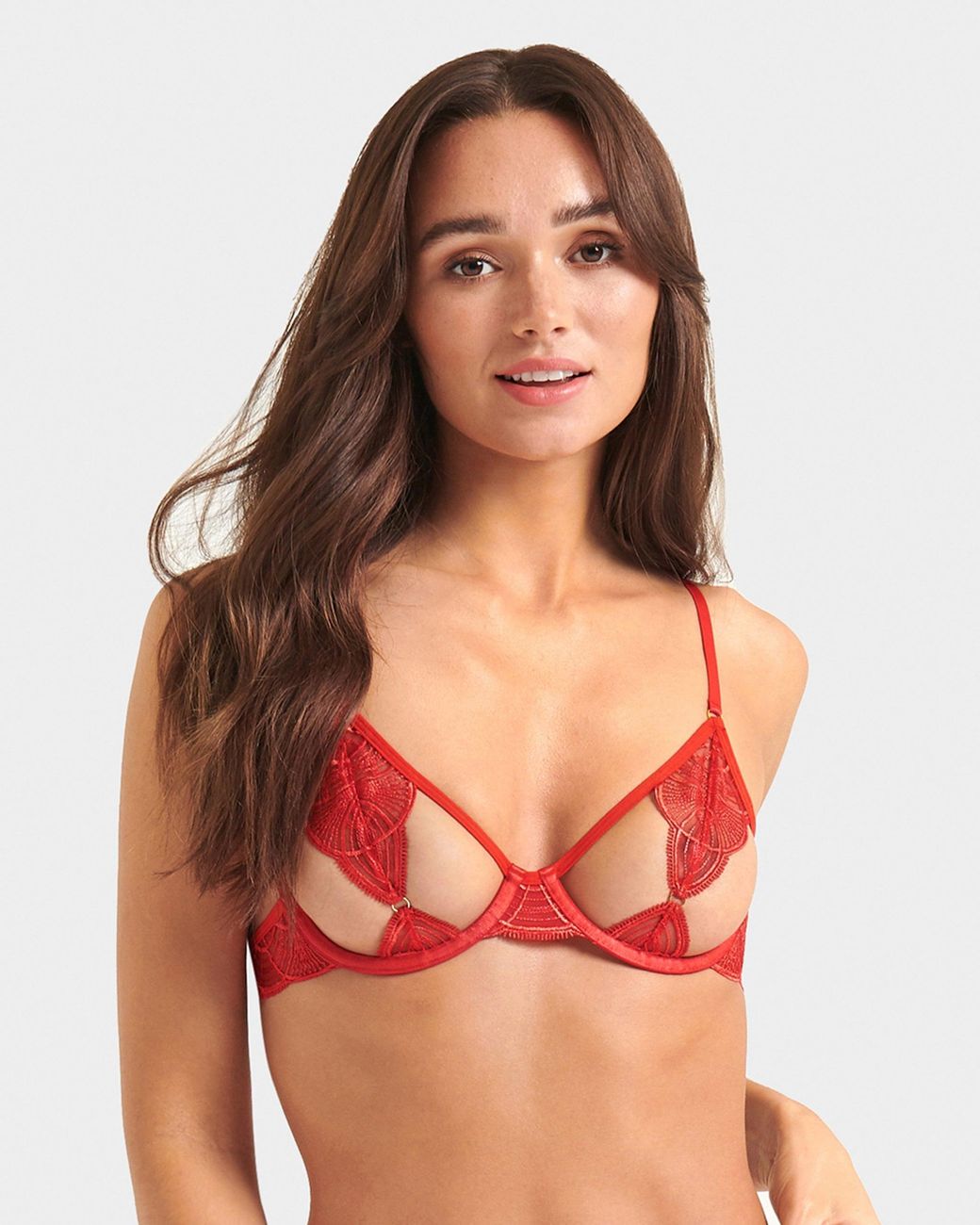 Bluebella Red Anaya Bra Flame Scarlet