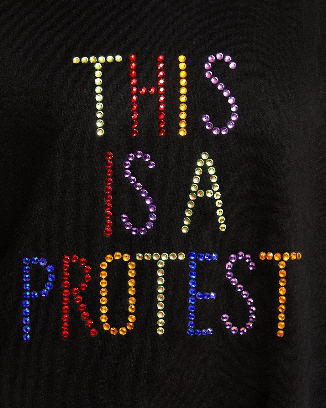 Bluebella Black Bb X Ashish This Is A Protest Hoodie