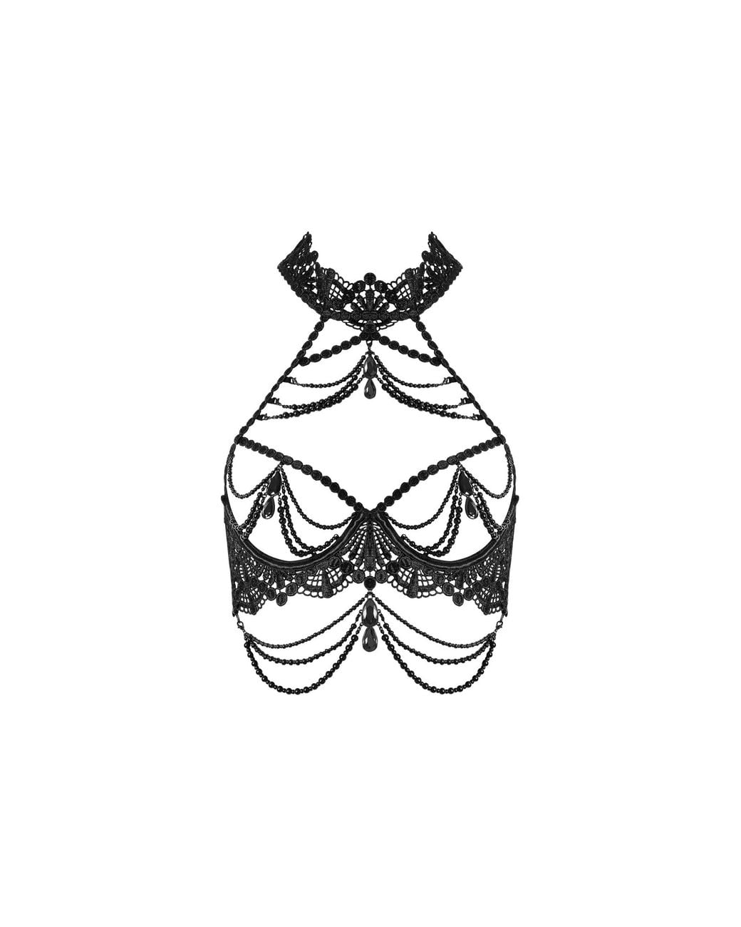 Bluebella White Tanya Open Longline Bra