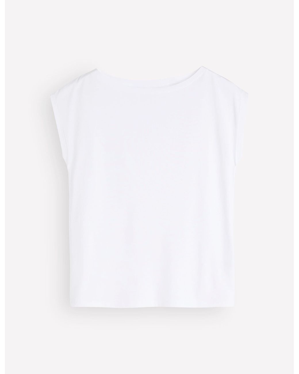 Boden Blue Supersoft Slash Neck T-Shirt