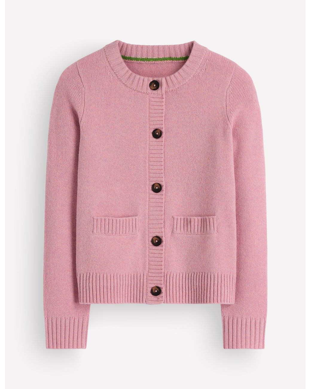 Boden Purple Marta Merino Wool Cardigan