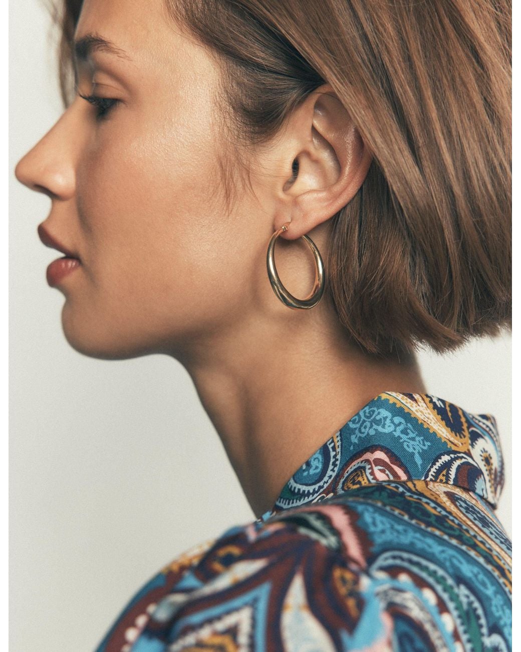 Boden Natural Classic Medium Hoops