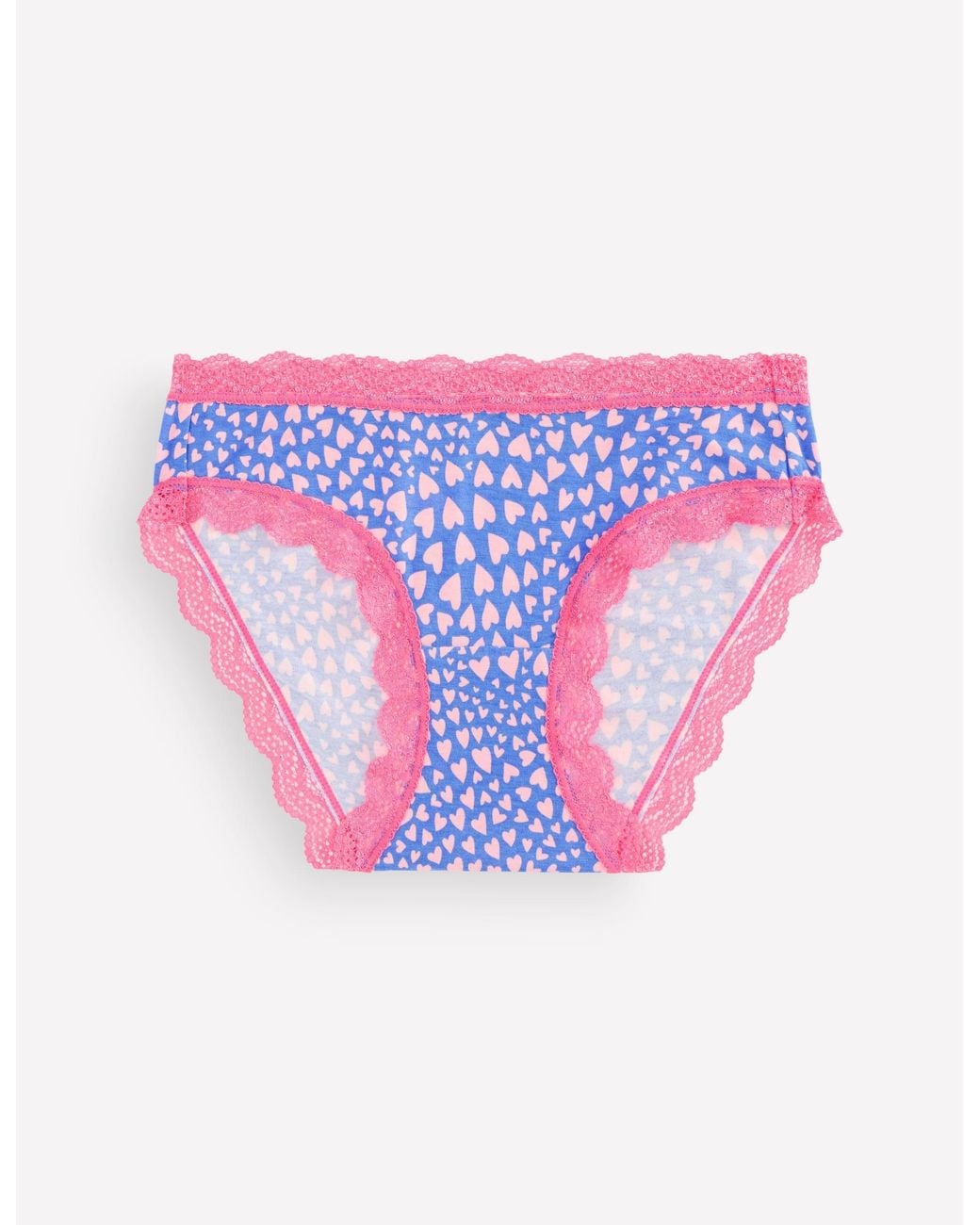 Boden Pink Stripe & Stare Single Knickers