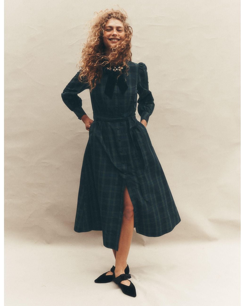 Boden Blue Maeve Occasion Shirt Dress