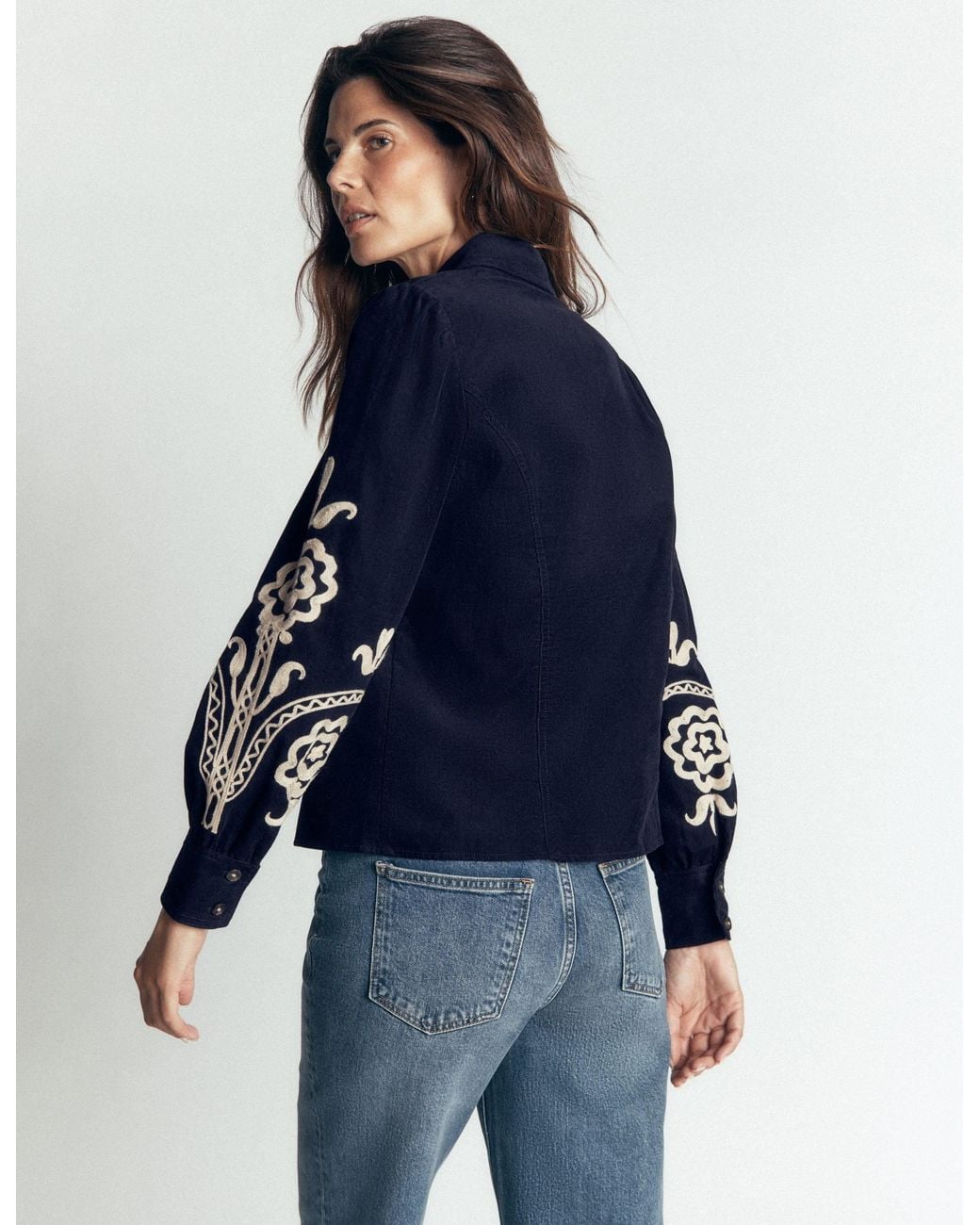 Boden Blue Sky Cord Shirt