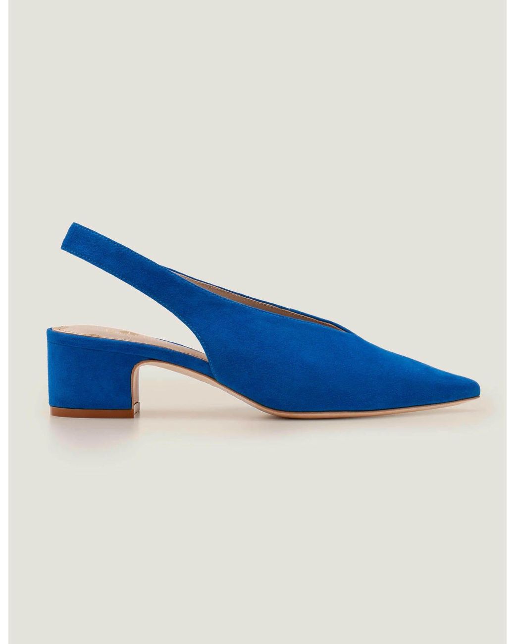 blue slingback heels