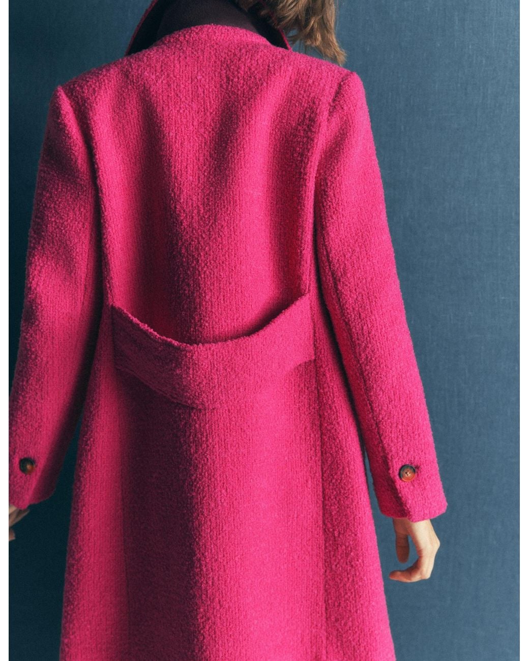 Boden Red Aylesford Wool Coat