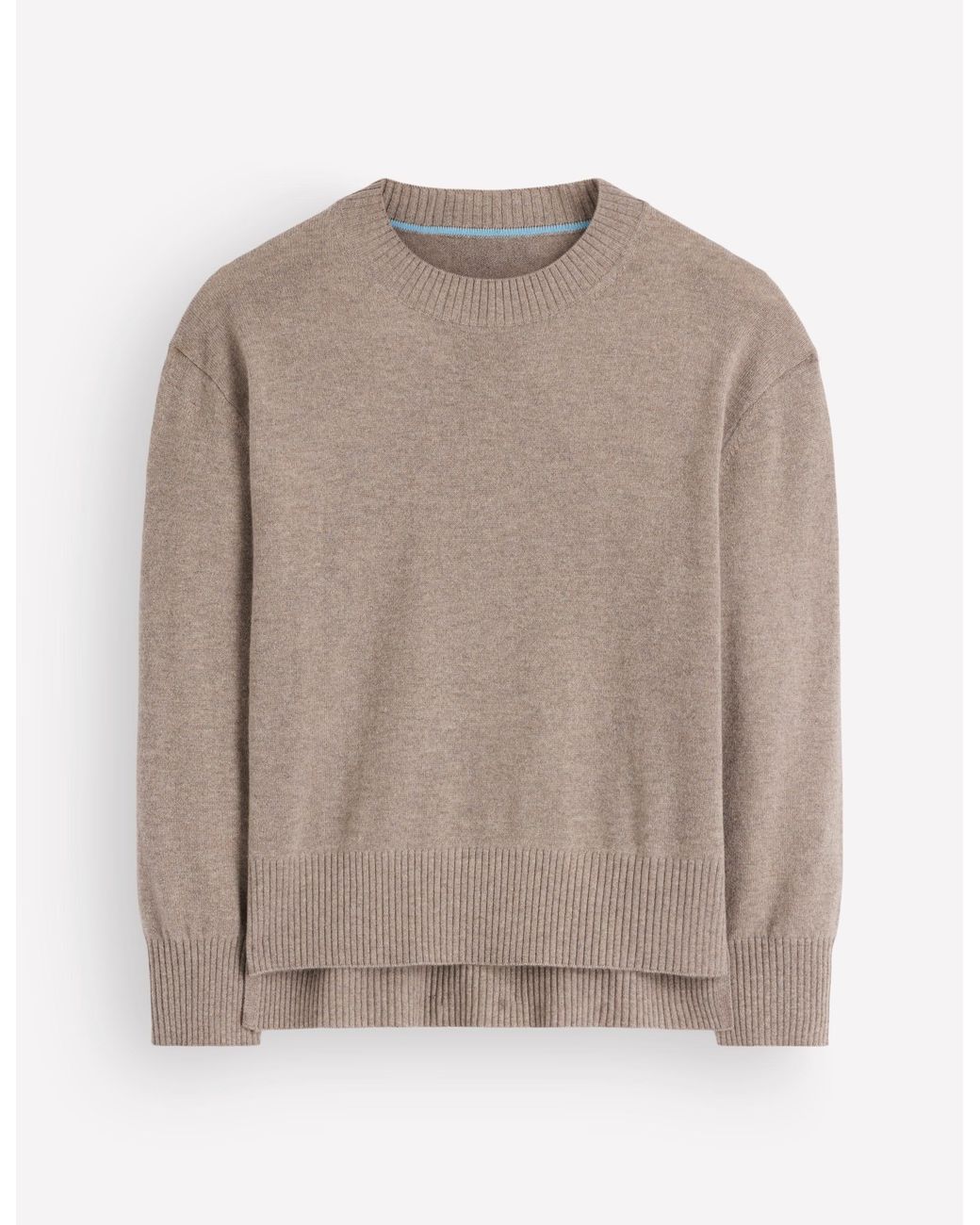 Boden Brown Fay Cashmere Crew Neck Sweater