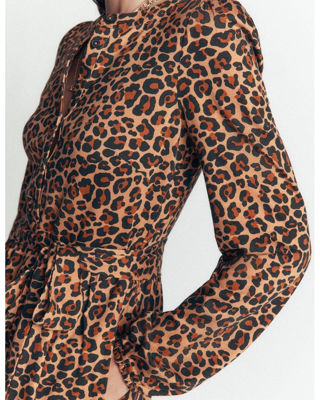 Boden Brown Adele Belted Jersey Dress