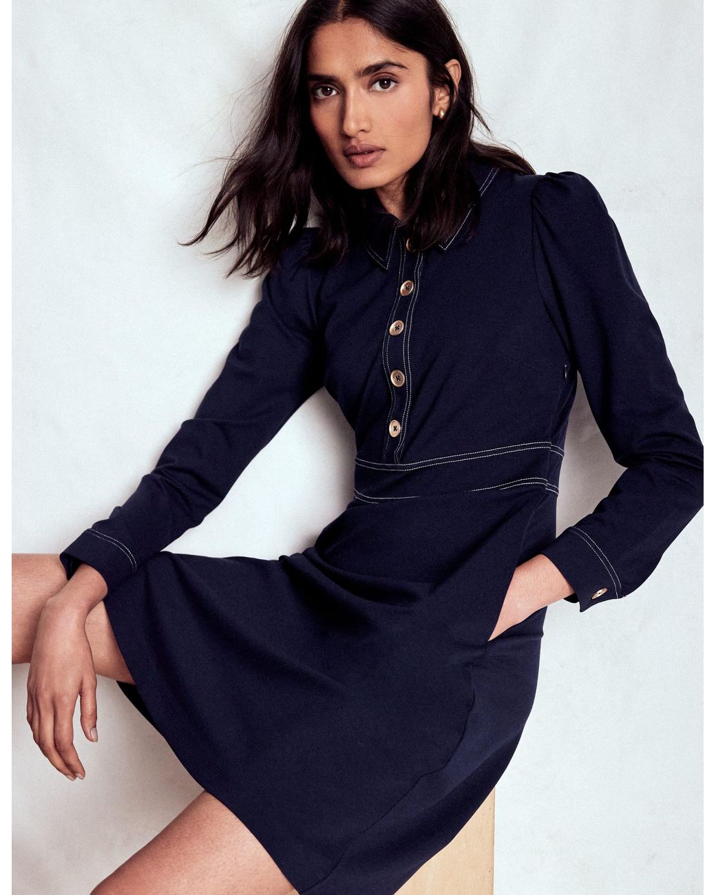 blue long sleeve dress Light Sleeves V Neck Long Formal A-Line Evening Dress What Color Nails Go Color:Custom Color (Special Instructions for Seller） OPDBest24