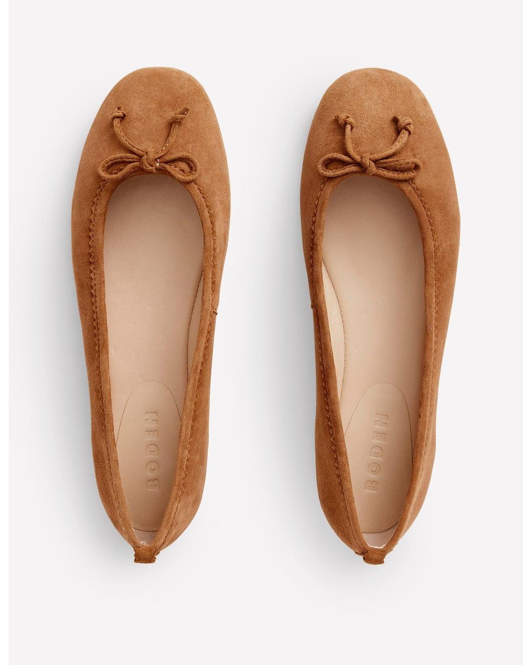 Boden Blue Kitty Flexi Sole Ballet Pumps