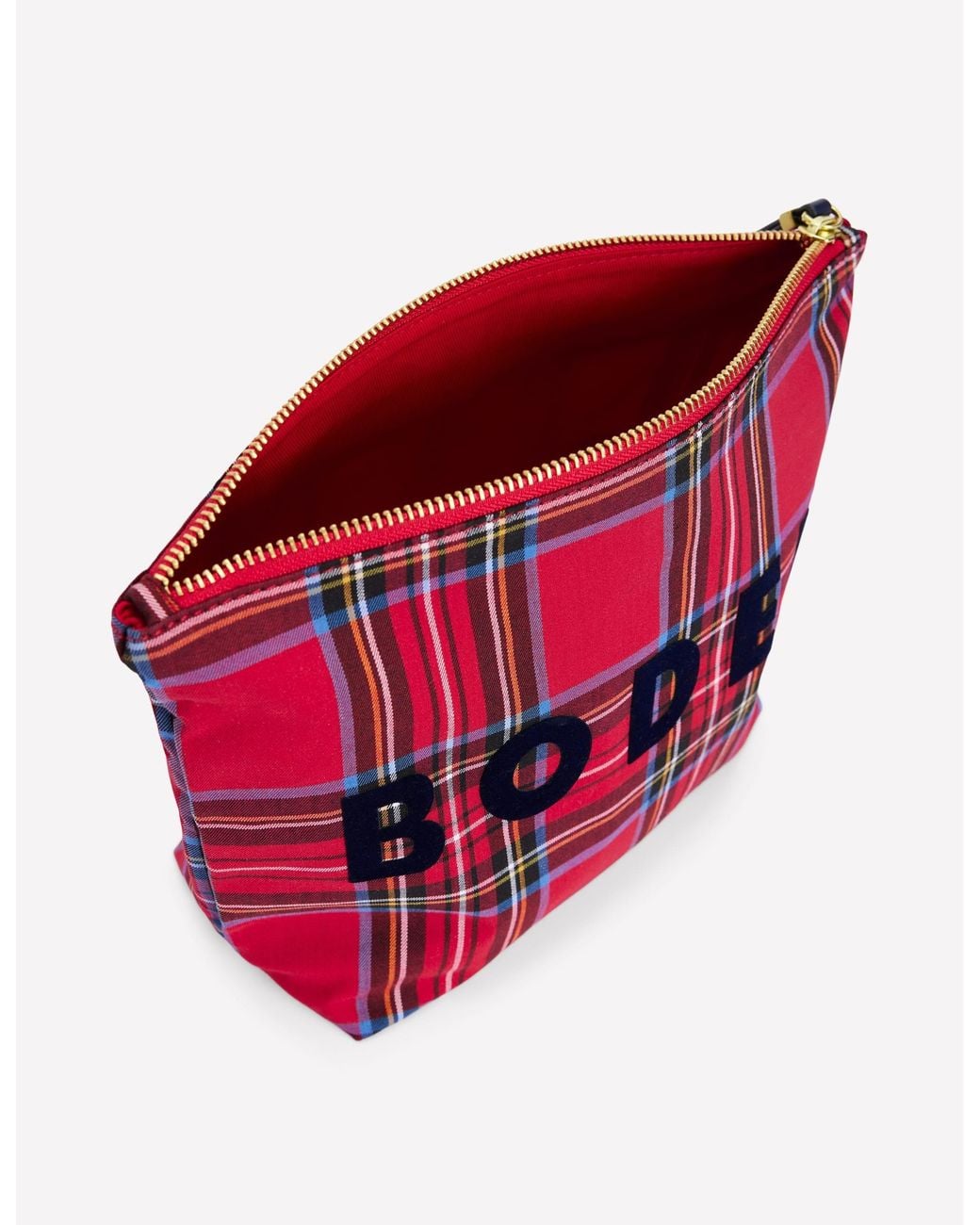 Boden Red Fabric Pouch