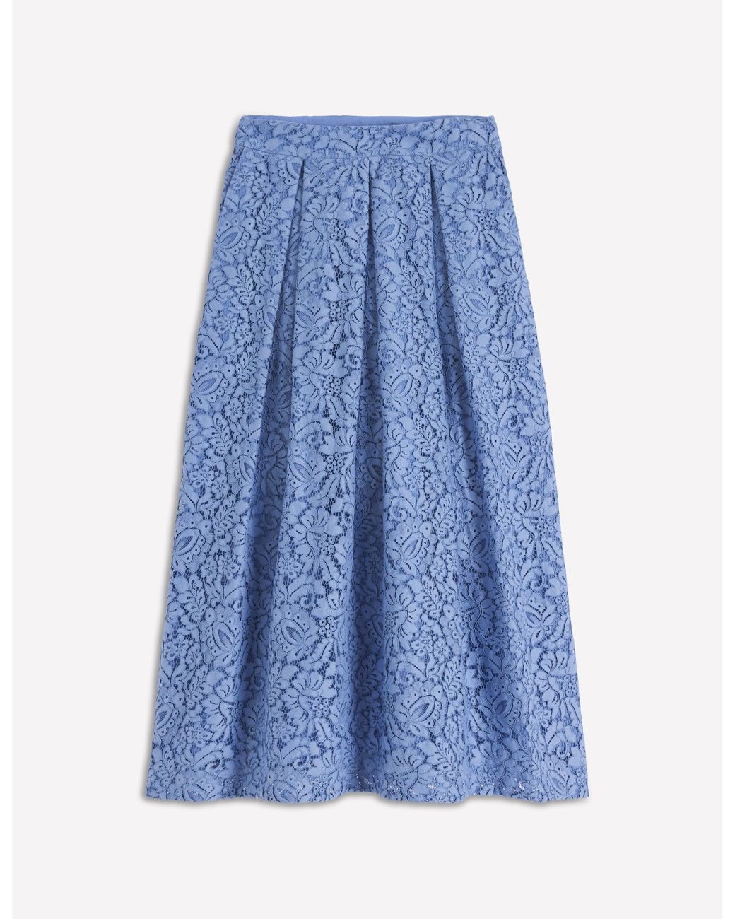 Boden Blue Verity Lace Skirt