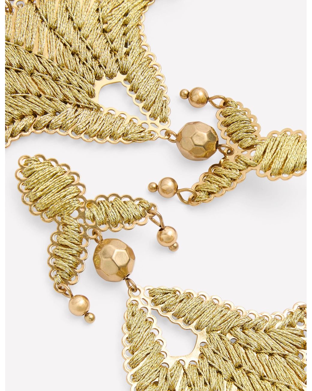 Boden Metallic Mega Motif Earrings