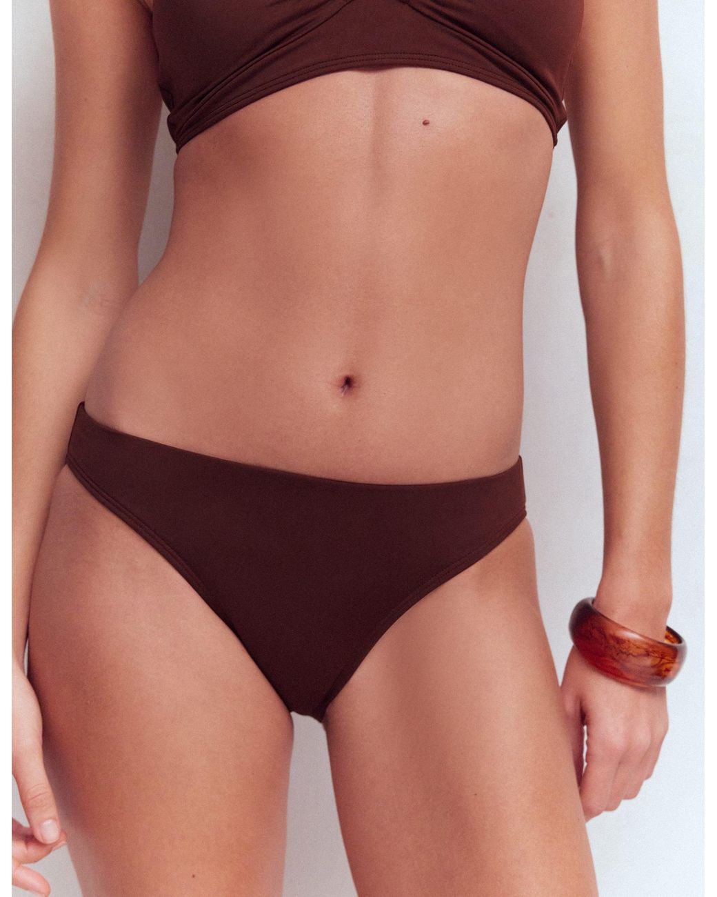 Boden Purple Classic Bikini Bottoms Chockeberry