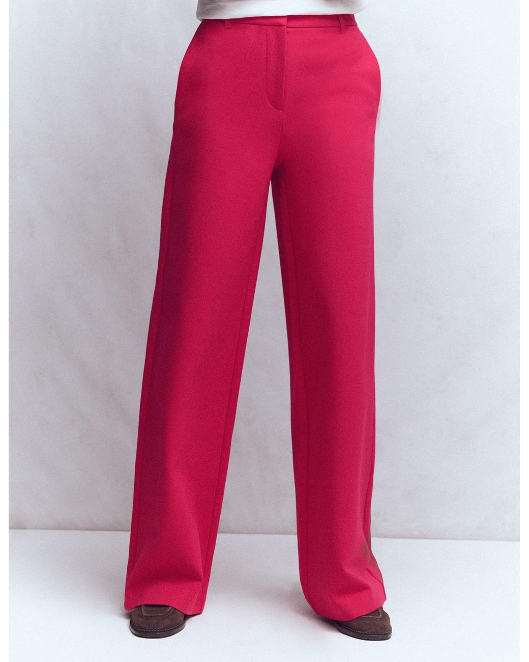 Boden Pink Belgravia Ponte Trousers